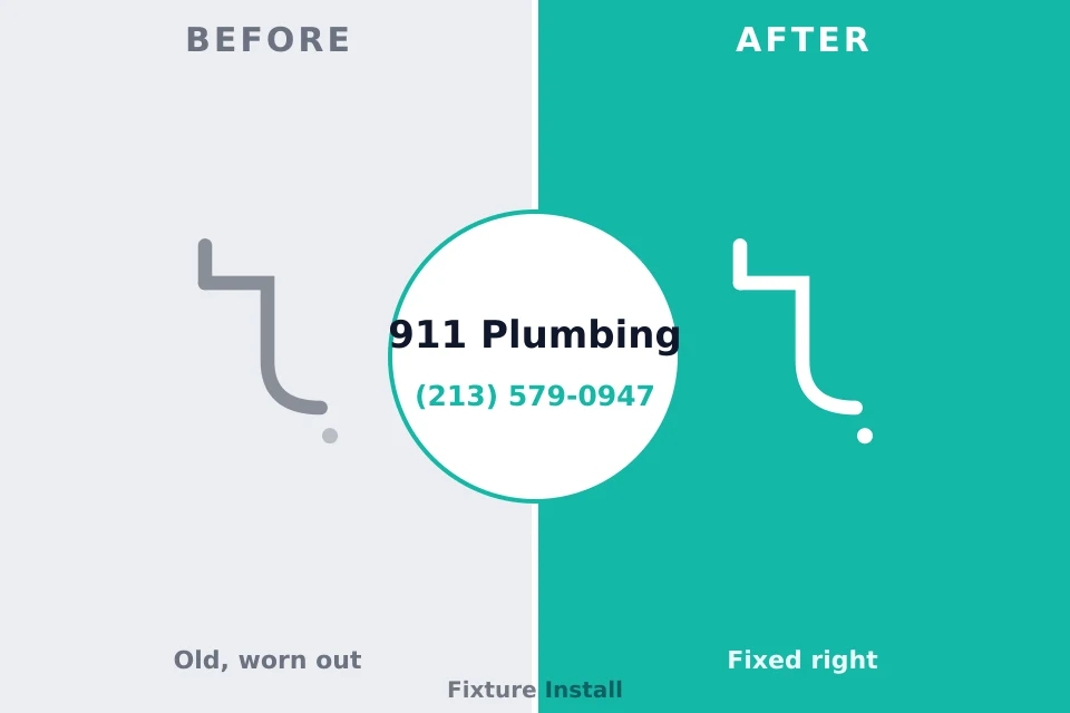 Before and after: plumbing repair Bunnell, FL